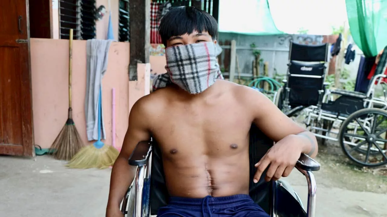 Sniper shots broke Law's spine: How war is changing these young fighters' lives