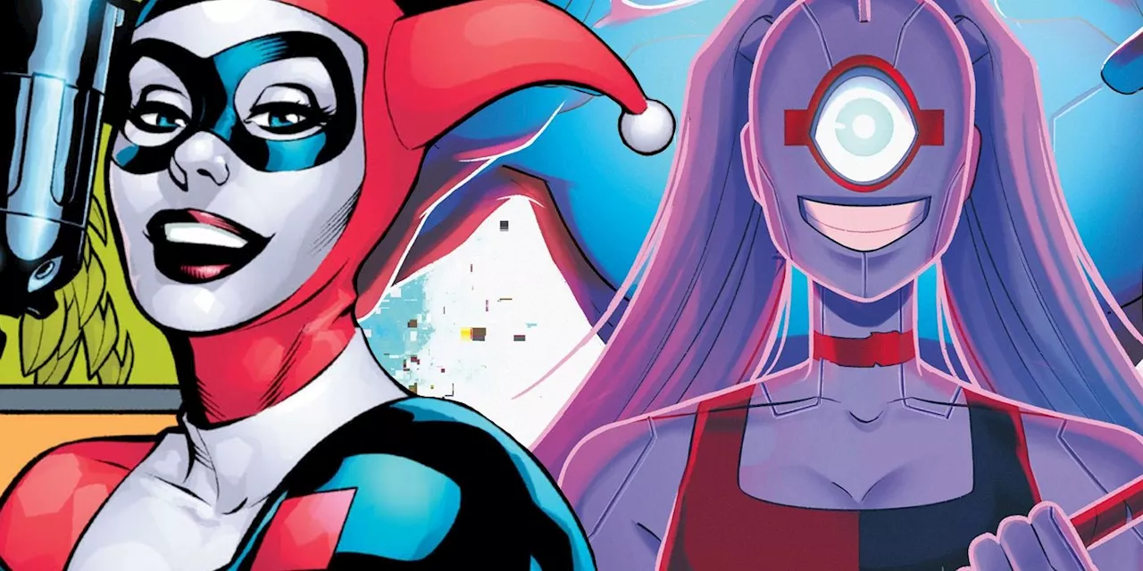 Harley Quinn Transforms into DC's Creepiest Villain in Official Cover Art