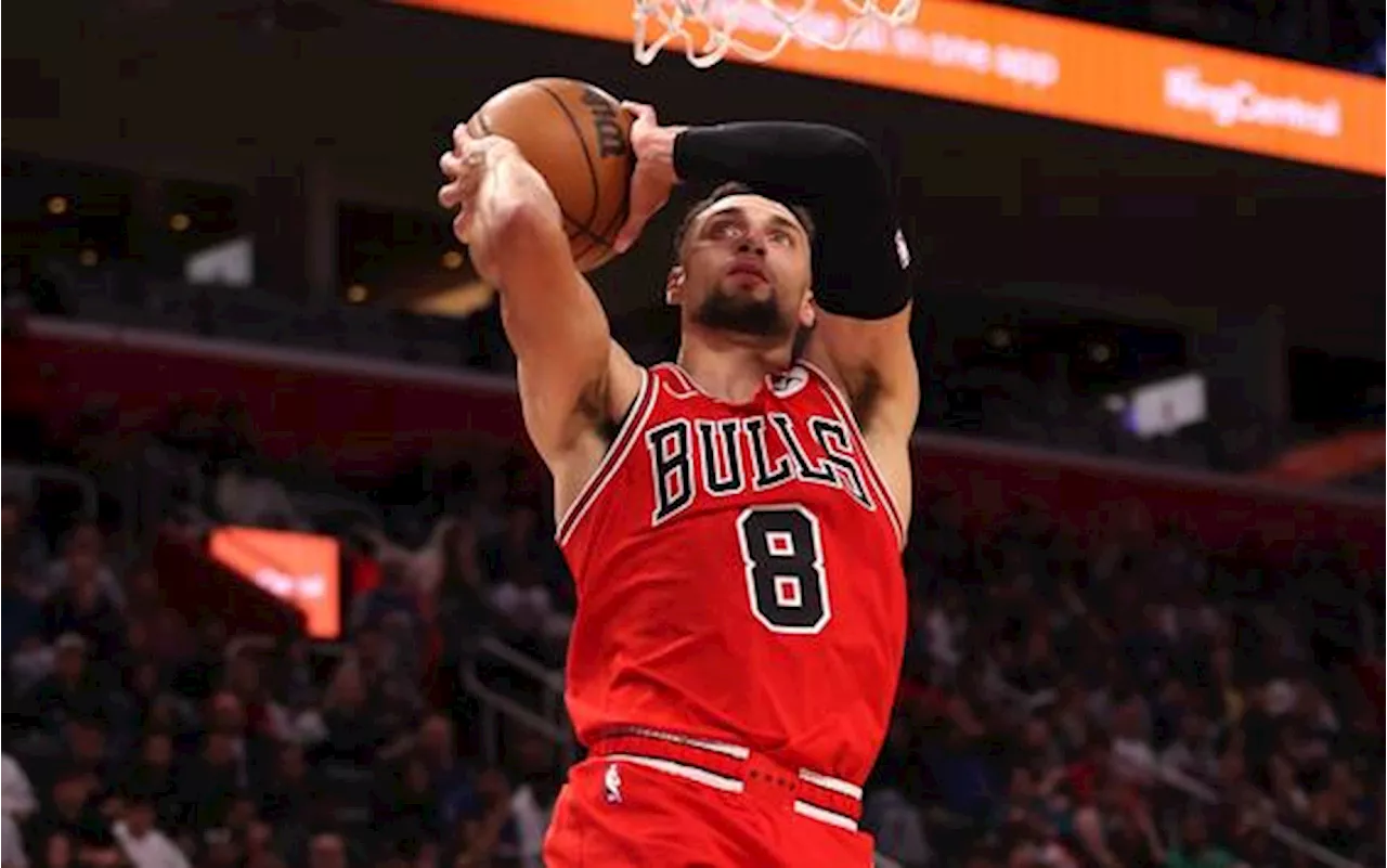 NBA, serata da record per Zach LaVine, ma Chicago perde comunque a Detroit