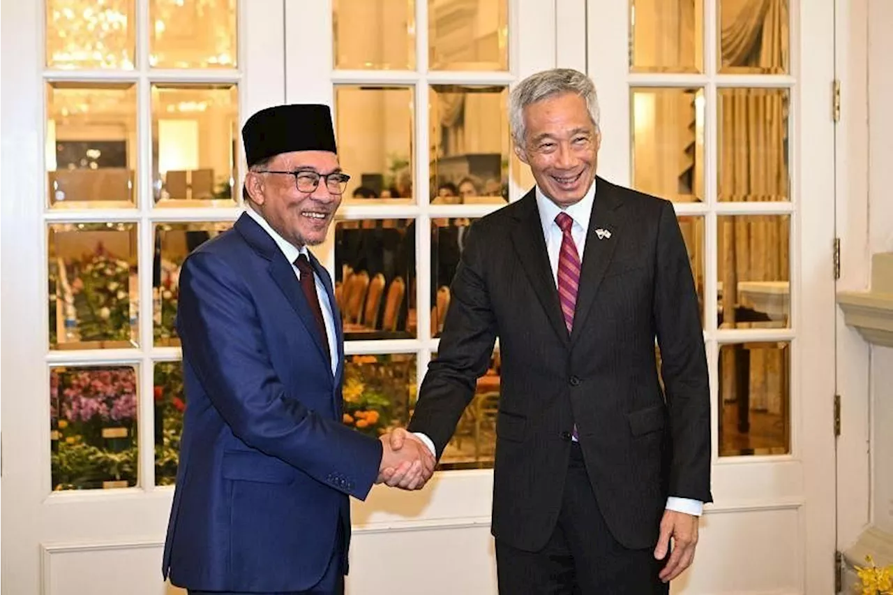 Malaysian PM Anwar visits Singapore for two-day leaders’ retreat with Singapore PM Lee