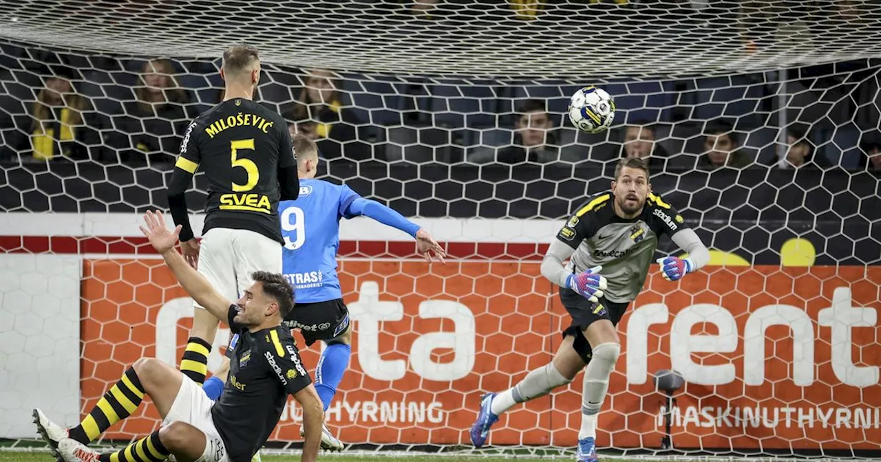 Kaosminuter och hjärnsläpp – AIK tappade poäng