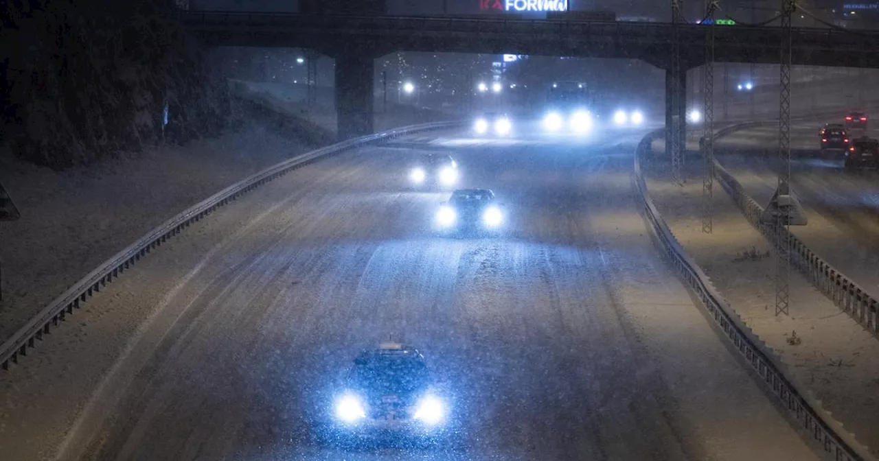 SMHI varnar: Snöfall kan påverka trafiken