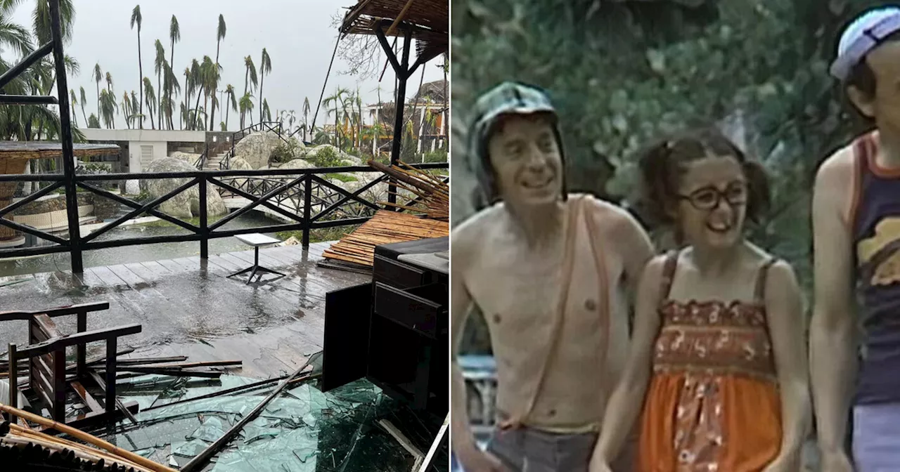 Hotel do episódio de “Chaves” em Acapulco fica destruído após ser atingido por furacão