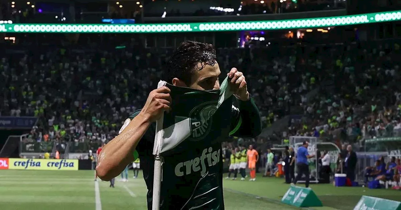 Veiga volta a marcar pelo Palmeiras após dois meses, e Abel revela: 'Estava cabisbaixo'