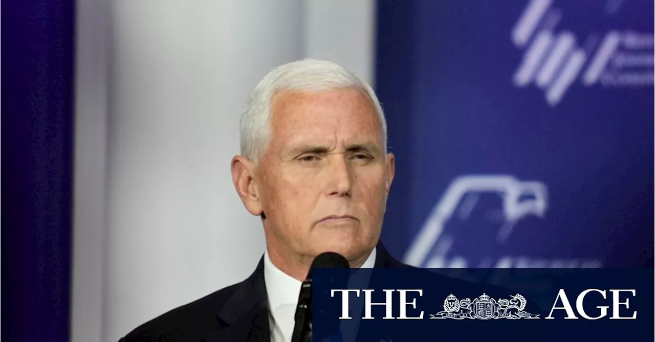 ‘Not my time’: Pence pulls out of contest with Trump for White House campaign