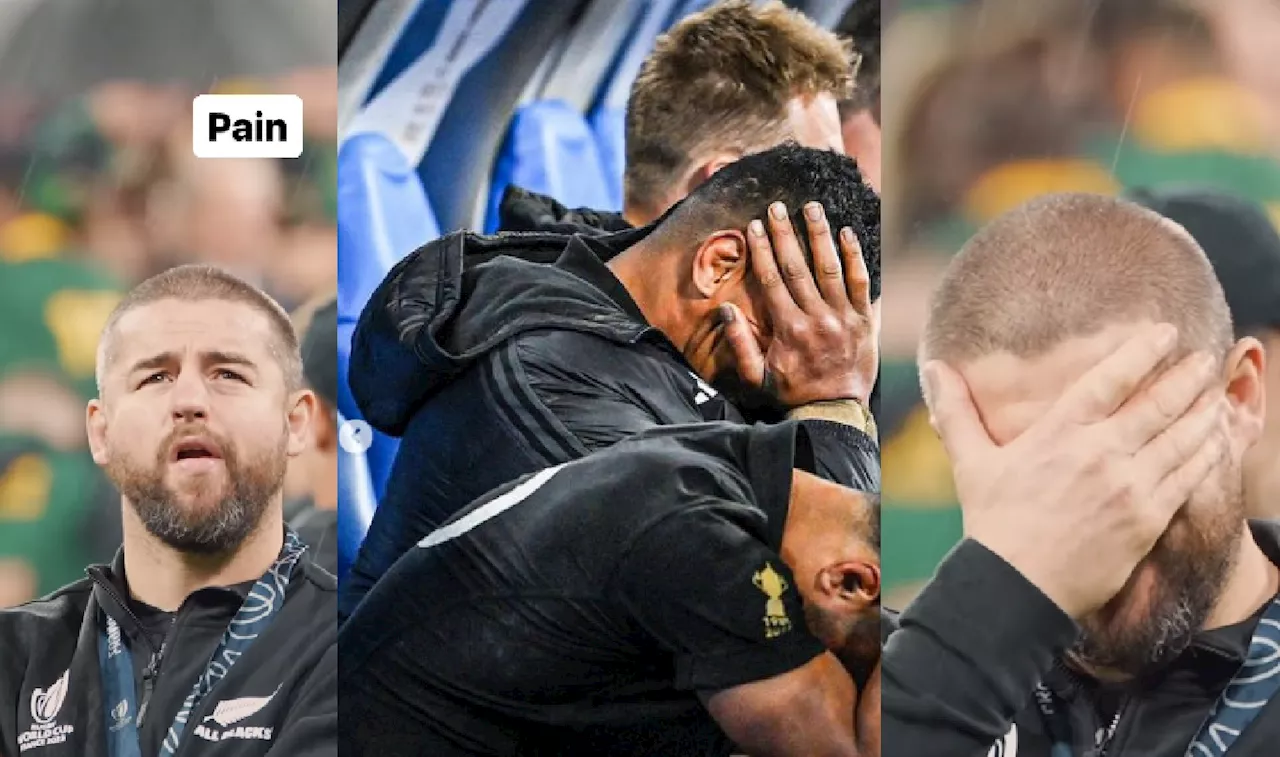 – All Blacks players in tears as Springboks lifts the RWC trophy [watch]