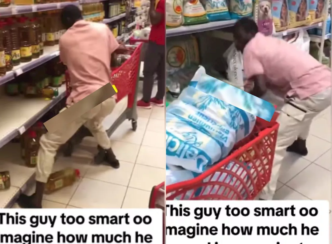 Watch: Man’s One-Minute Shopping Spree Leaves Everyone in Awe (Video)