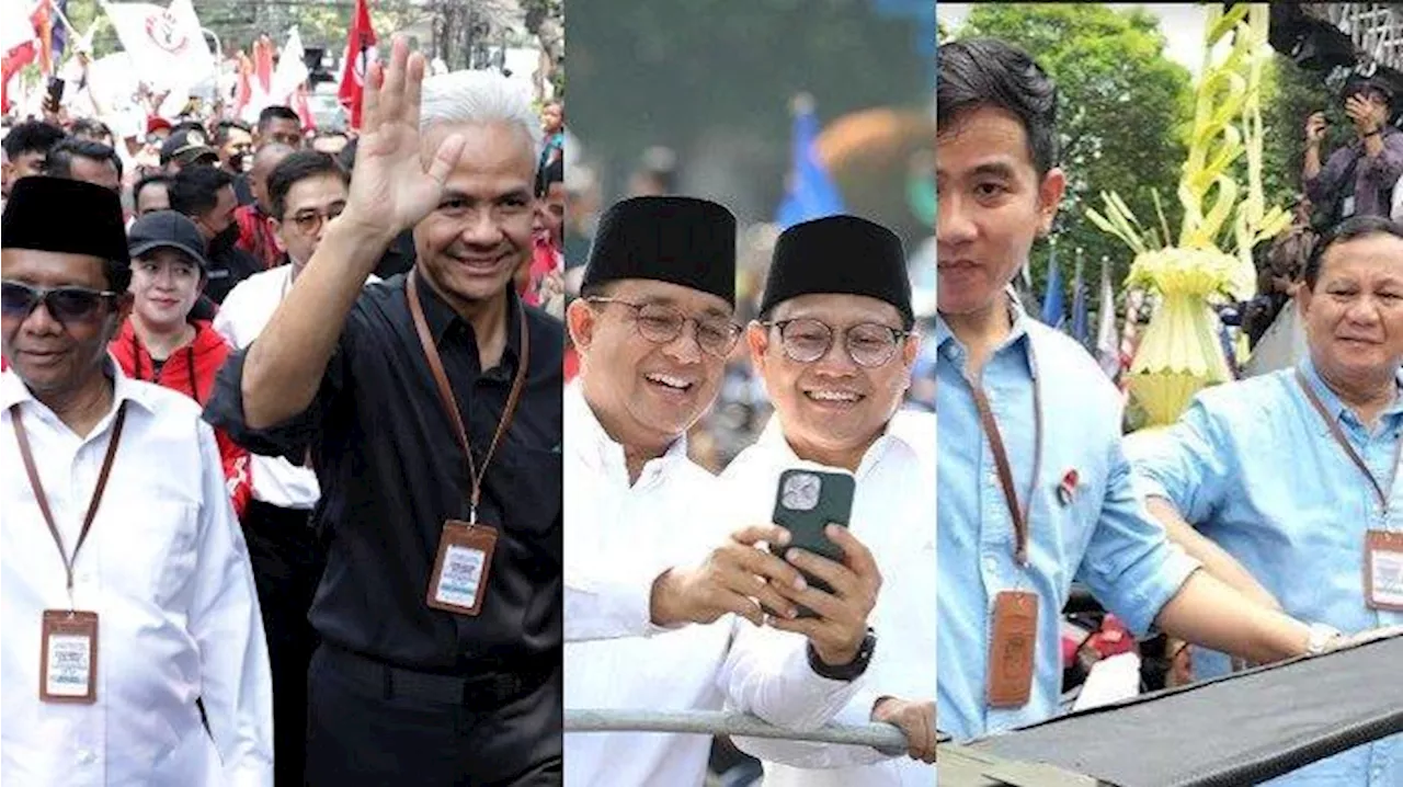 Adu Harta Kekayaan Capres-cawapres: Anies-Cak Imin, Ganjar-Mahfud, Prabowo-Gibran, Siapa Terkaya?