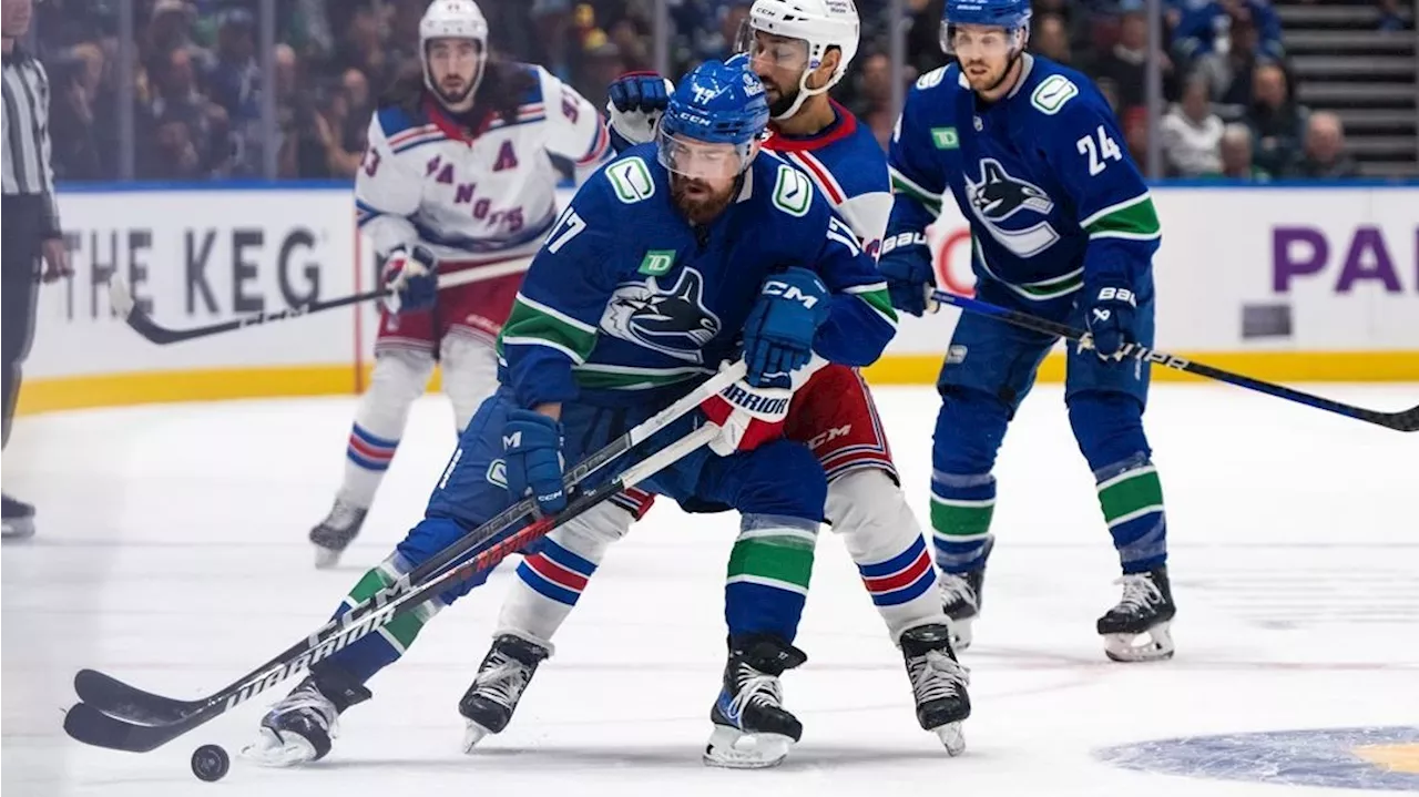 Rangers Extend Winning Streak with 4-1 Victory over Canucks