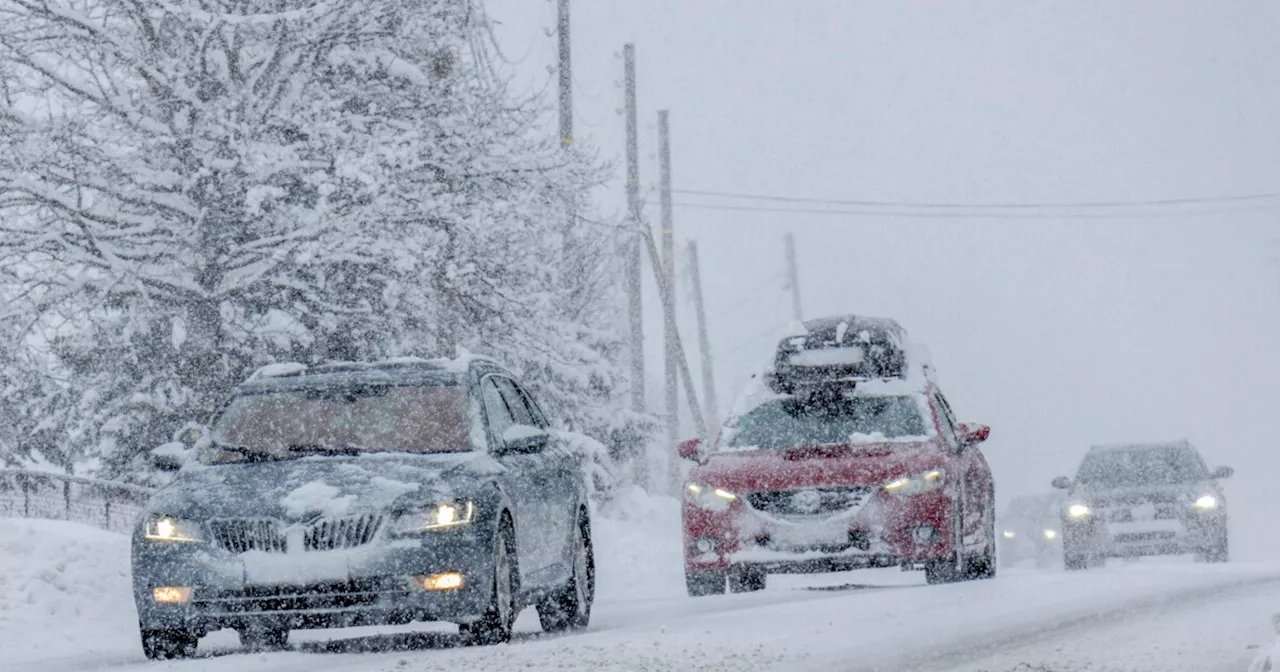 Gult farevarsel for snø: Nå kommer snøen til Østlandet: