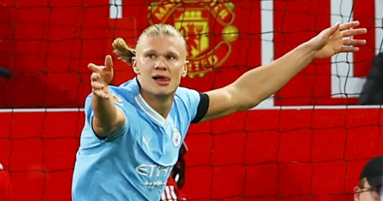 Haaland herjer med Manchester United