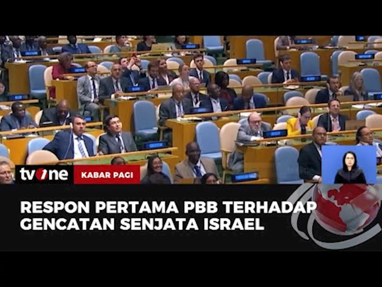 Majelis PBB Setujui Resolusi Tentang Gencatan Senjata Israel dan Palestina