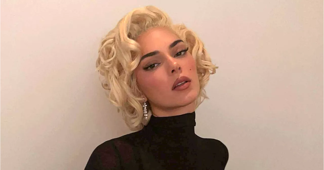 Kendall Jenner Shows Off Marilyn Monroe Halloween Look