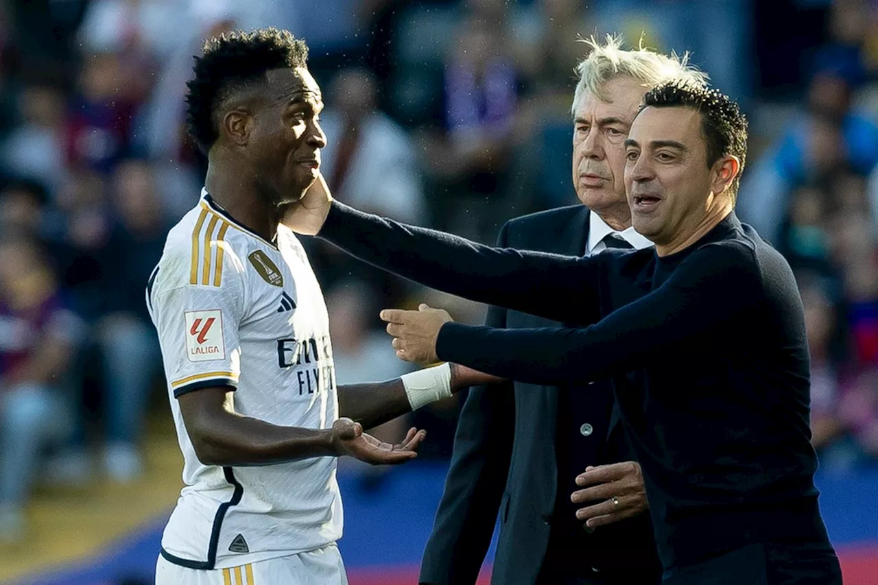Gefrustreerde Xavi reageert op confrontatie met Vinícius
