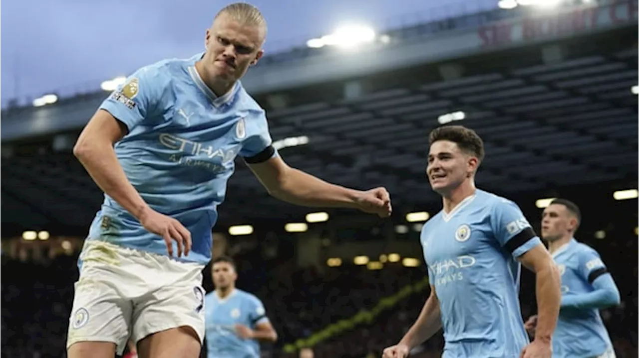 Erling Haaland Ganas, Manchester City Bantai Manchester United