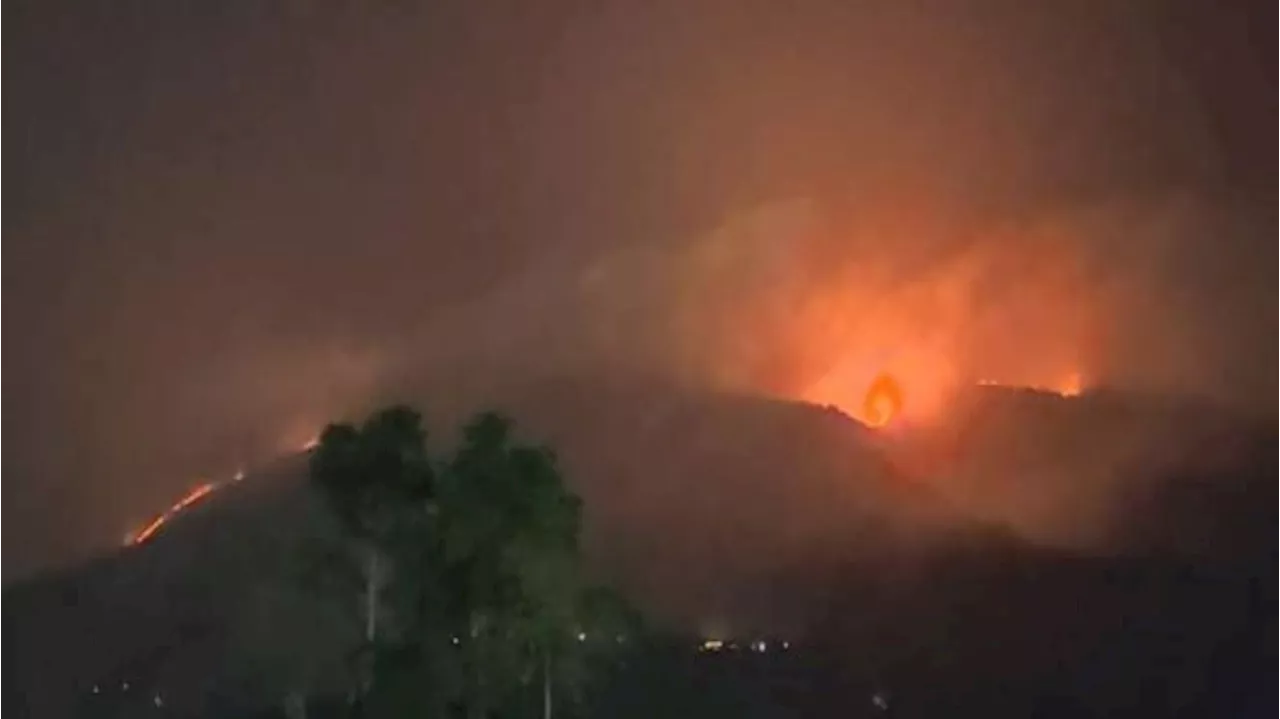 Kebakaran Lahan di Gunung Merbabu Belum Bisa Dipadamkan