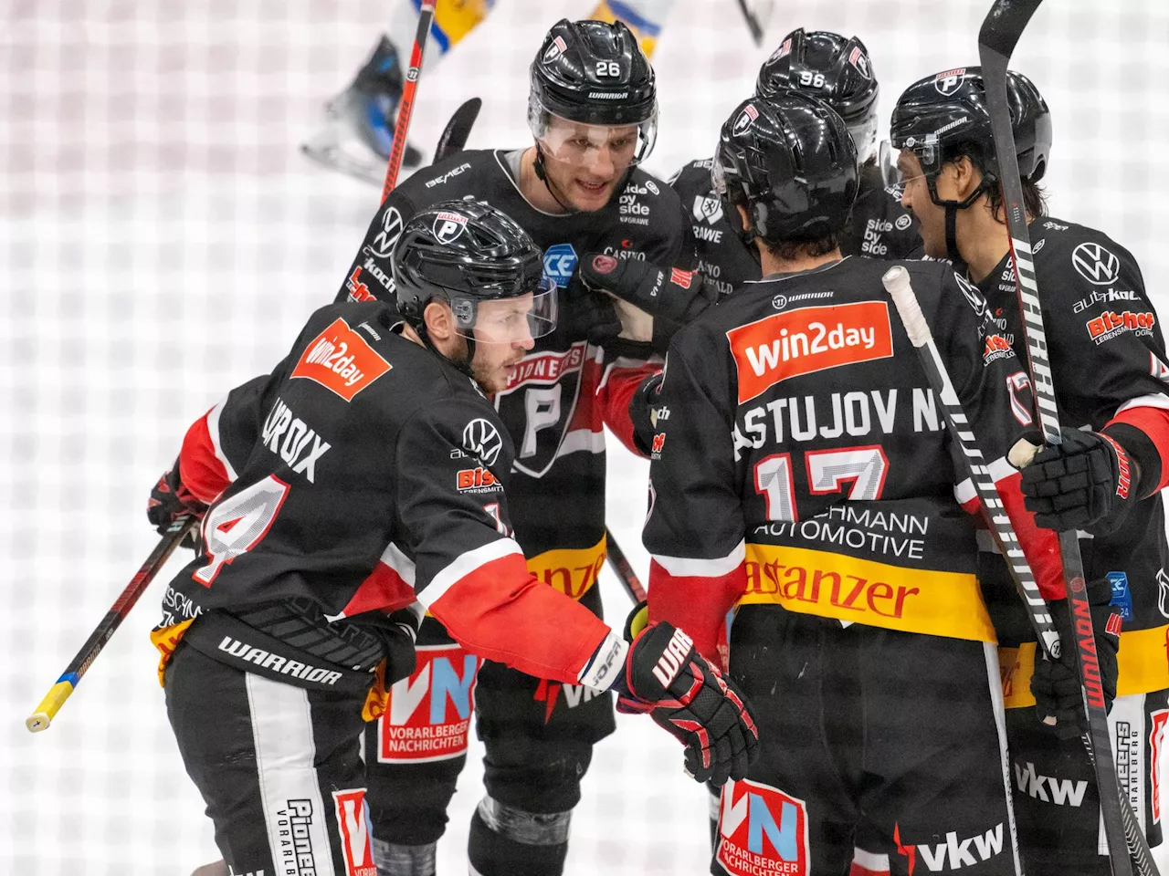 Pioneers Vorarlberg gewinnen enges Spiel gegen Rekordmeister KAC