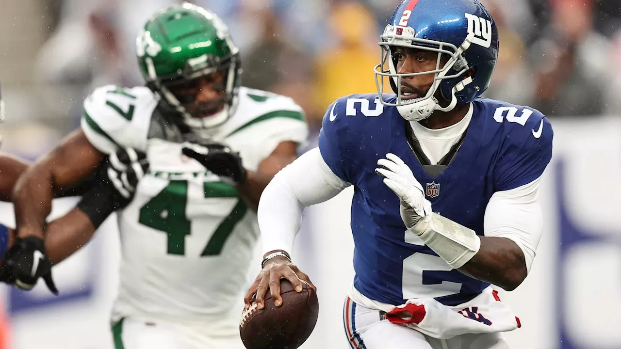 Giants down to 3rd-string QB Tommy DeVito vs. Jets after injury to backup Tyrod Taylor