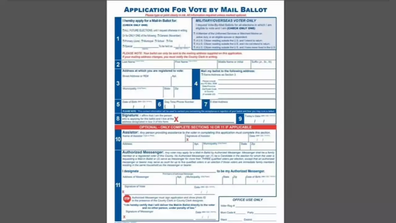 Sorting out New Jersey vote by mail ballot application confusion