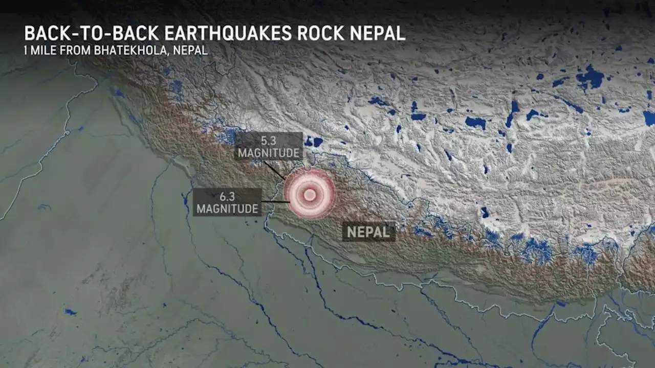 Back-to-back earthquakes rock northwestern Nepal, injuring 17