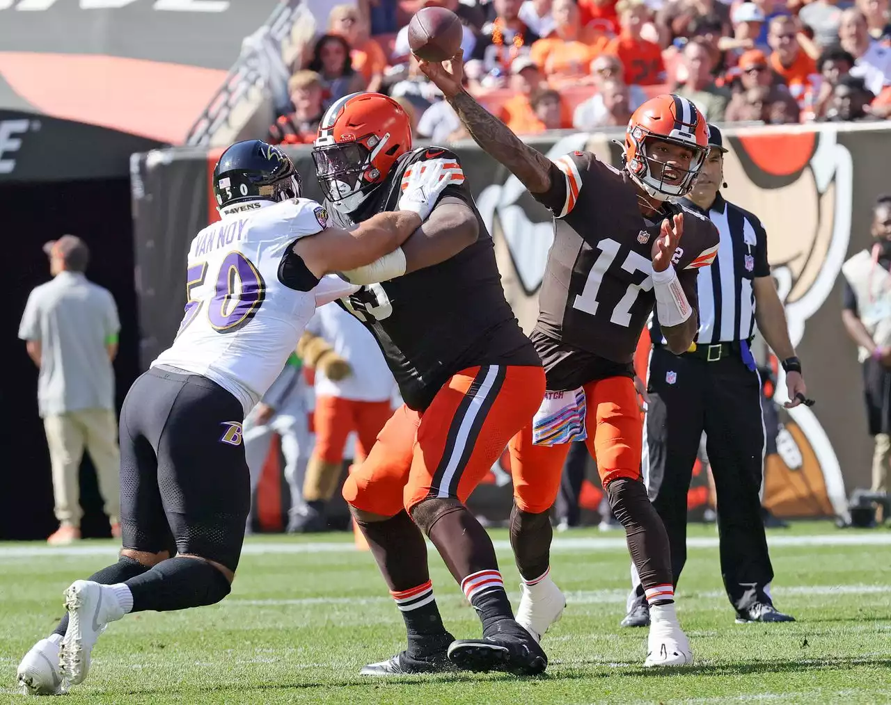 Inside the two consecutive plays that jumpstarted the Browns’ blowout loss vs. the Ravens: Film review