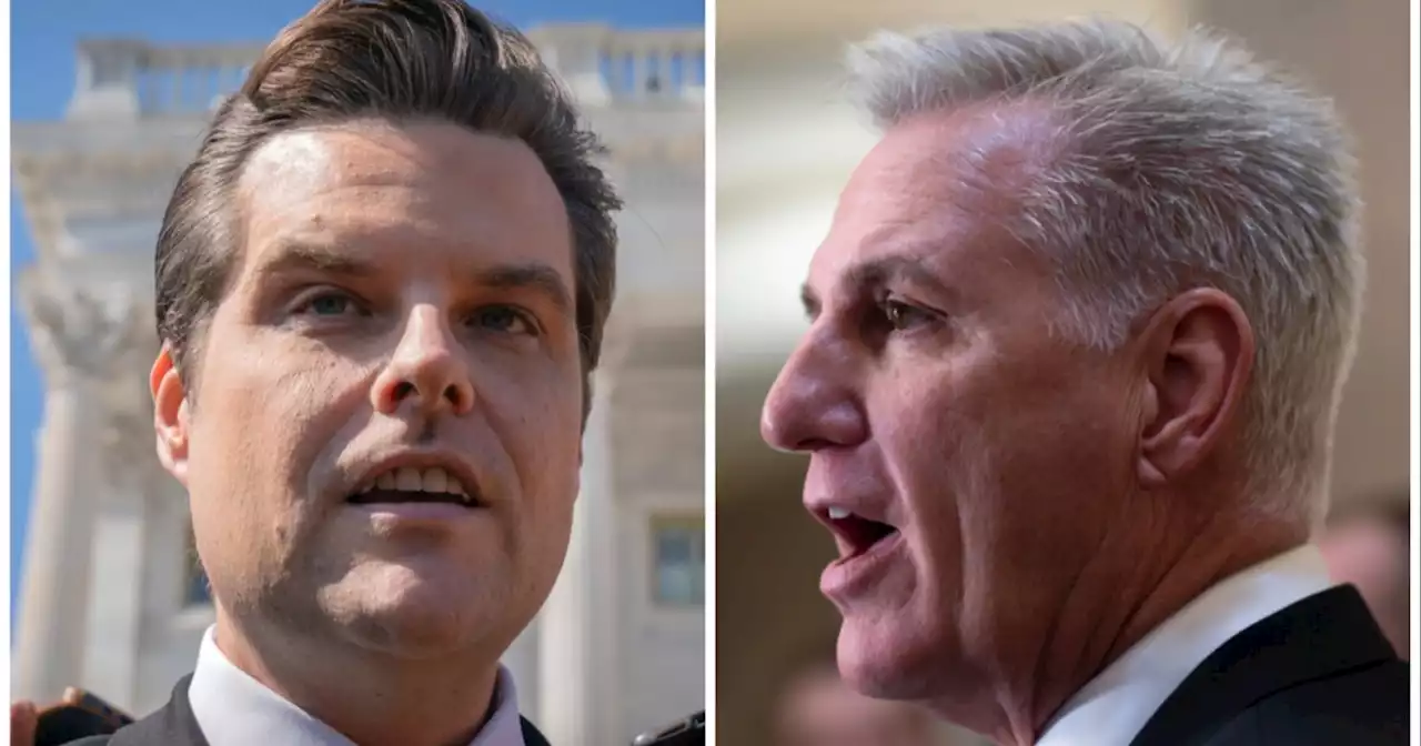 WATCH LIVE: House expected to vote on Gaetz motion to oust McCarthy from speakership