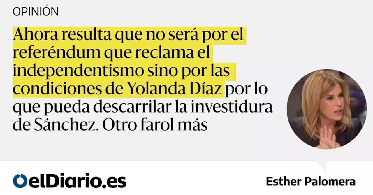 ¿Yolanda Díaz En La Oposición?