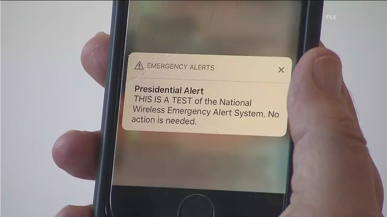 Emergency alert messages to be sent to every cellphone on Wednesday - Here's what you need to know