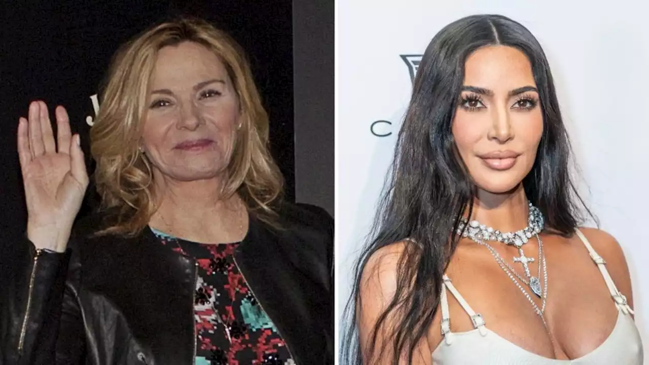 Kim Cattrall modelt für Kim Kardashian