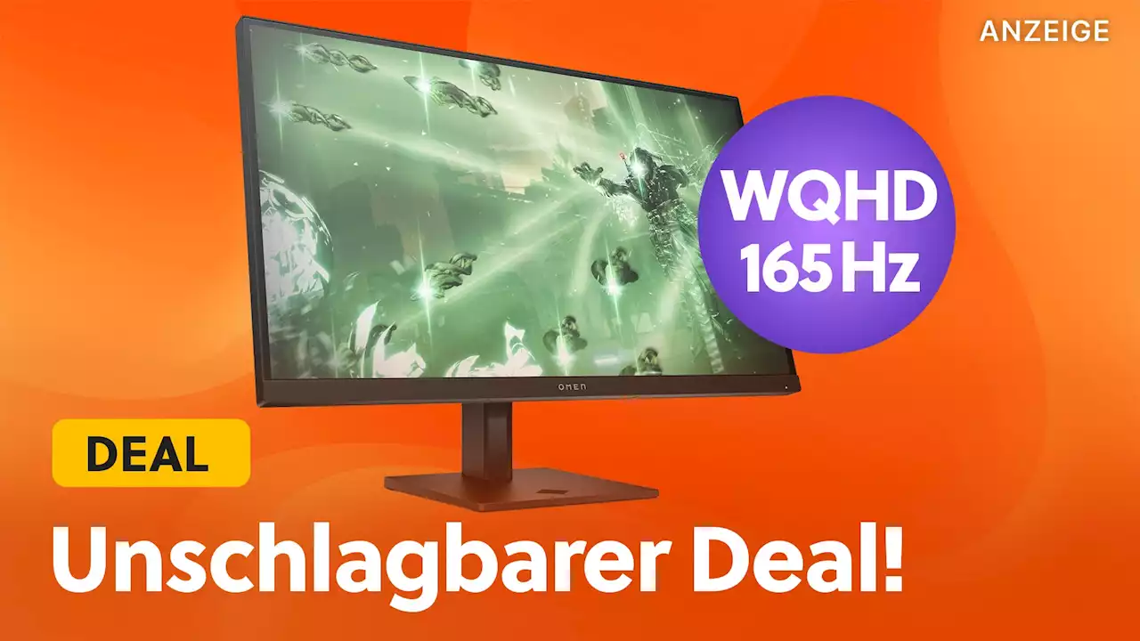 Der Wunschlos-Glücklich-Monitor: 27 Zoll IPS, WQHD-Auflösung und sogar mehr als 144Hz zum besten Preis jemals bei Amazon