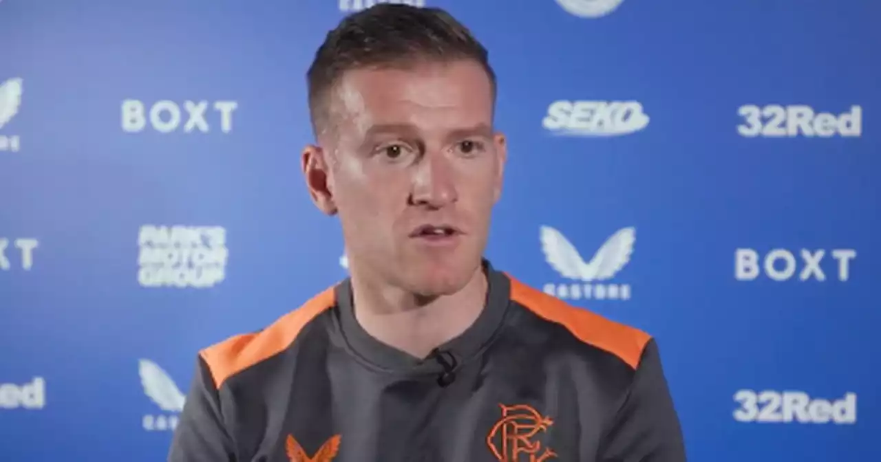 Steven Davis first Rangers address as interim boss after Michael Beale Ibrox axe