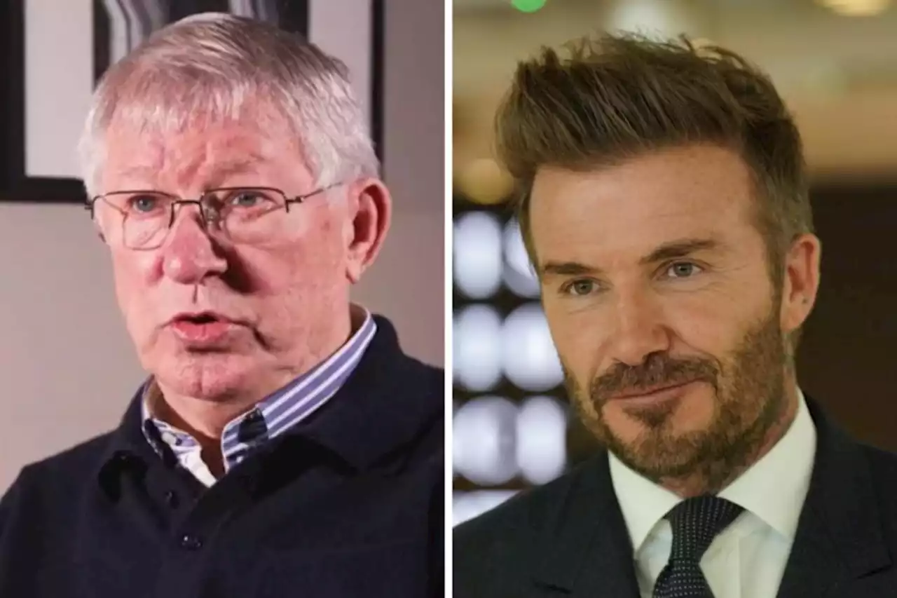 'The Boss': David Beckham shares Sir Alex Ferguson throwback