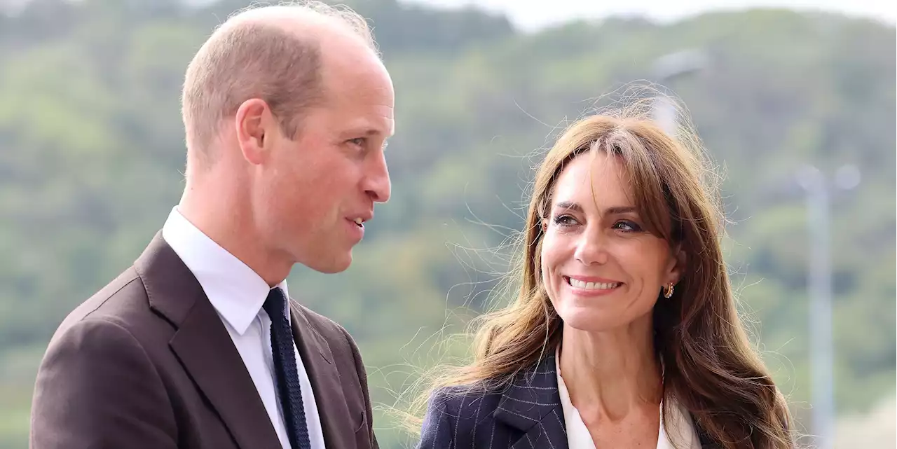 Princess Kate’s Unconventional Royal Workwear Includes a Bodysuit and a Pinstripe Suit