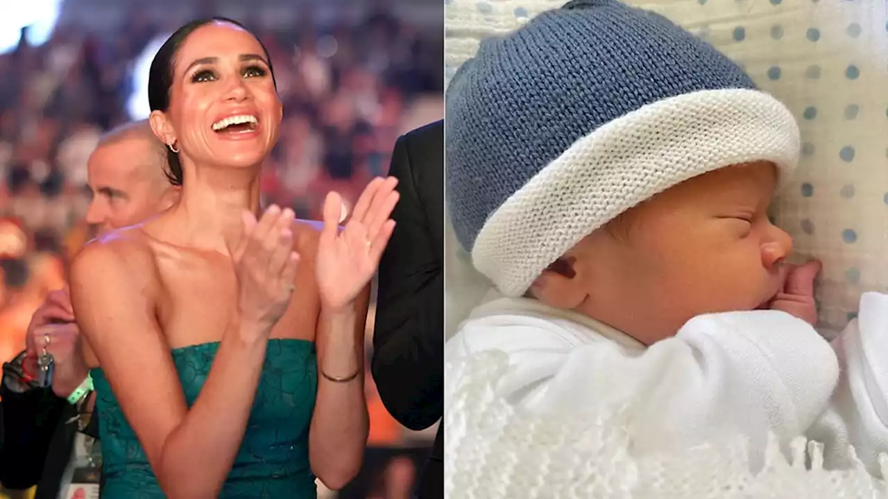 Meghan Markle's first meeting with Princess Eugenie's new baby boy