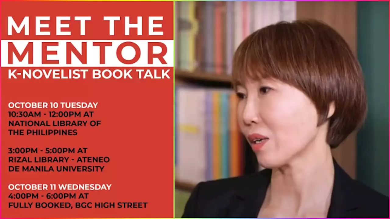 Renowned Korean mystery-thriller author Jeong Youjeong coming to Manila