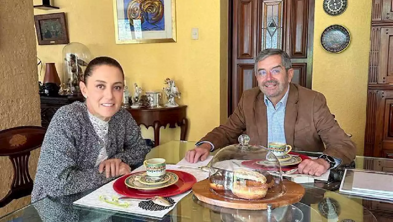 Claudia Sheinbaum se reúne con Juan Ramón de la Fuente