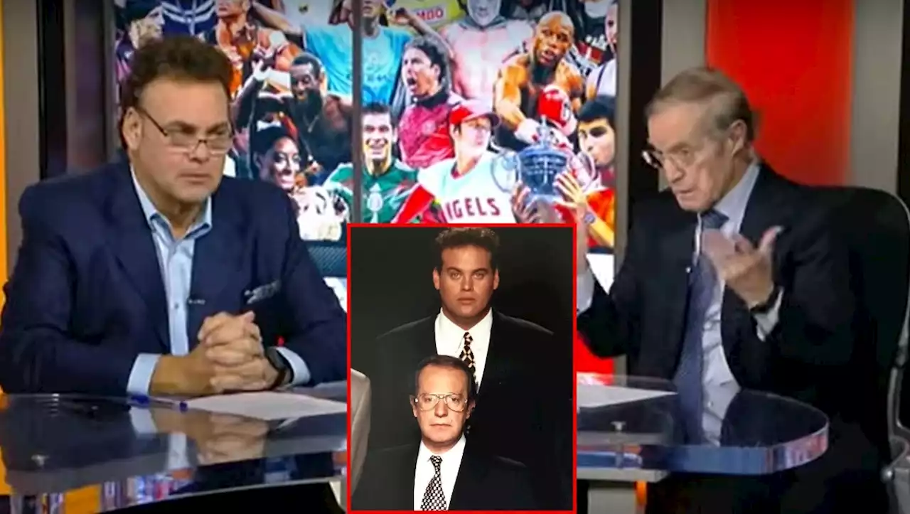 La emotiva despedida de José Ramón Fernández a David Faitelson. VIDEO