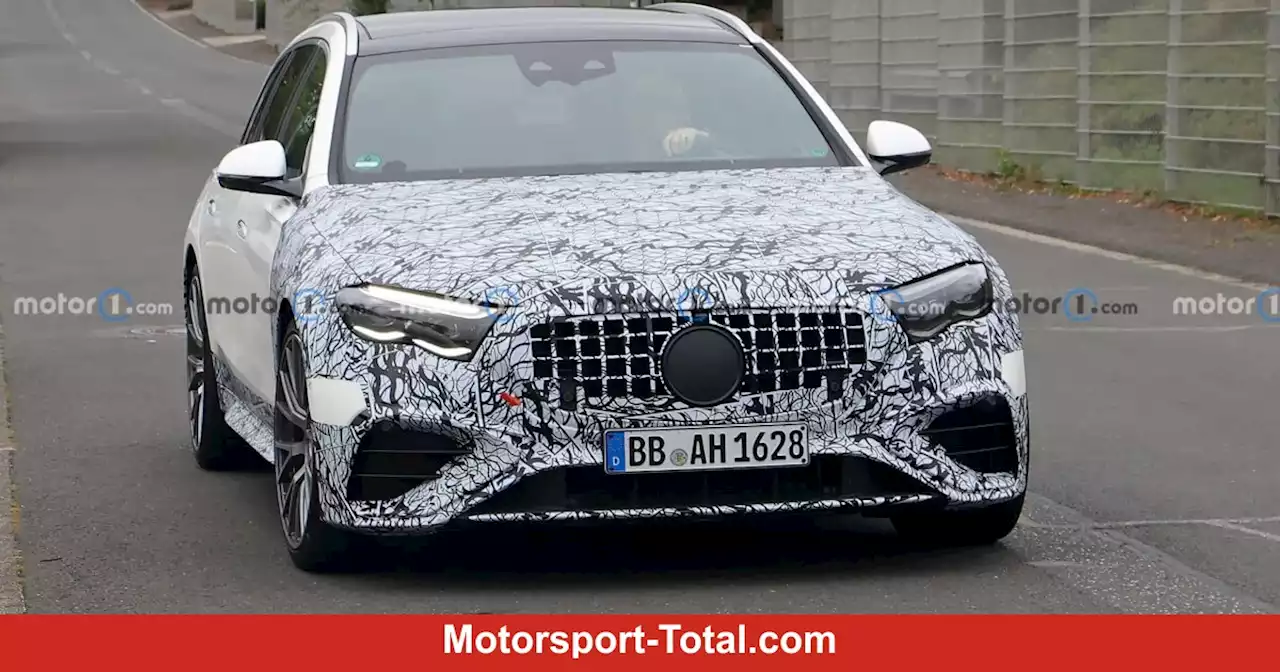 Mercedes-AMG E 53 T-Modell Erlkönig deutet auf Plug-in-Hybrid hin