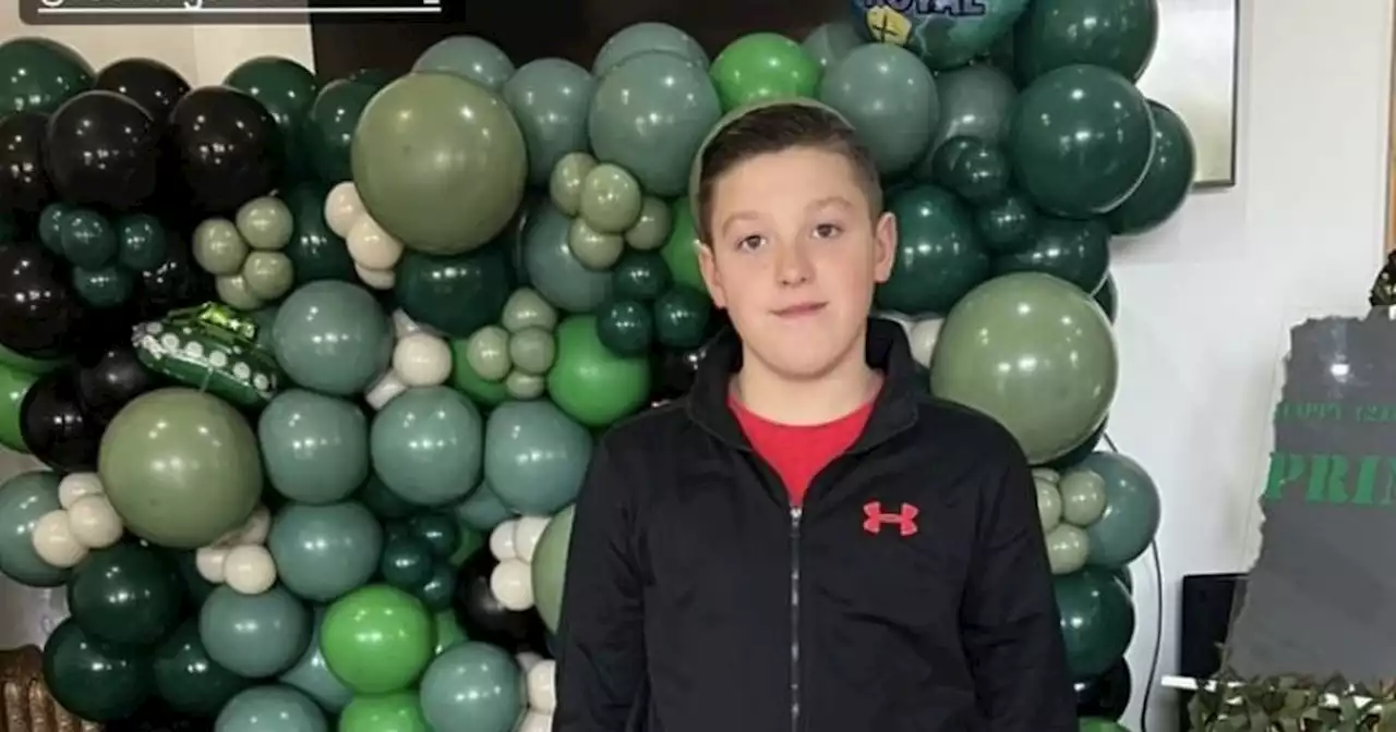 Paris and Tyson Fury's son Prince turns 12 with Fortnite-themed party