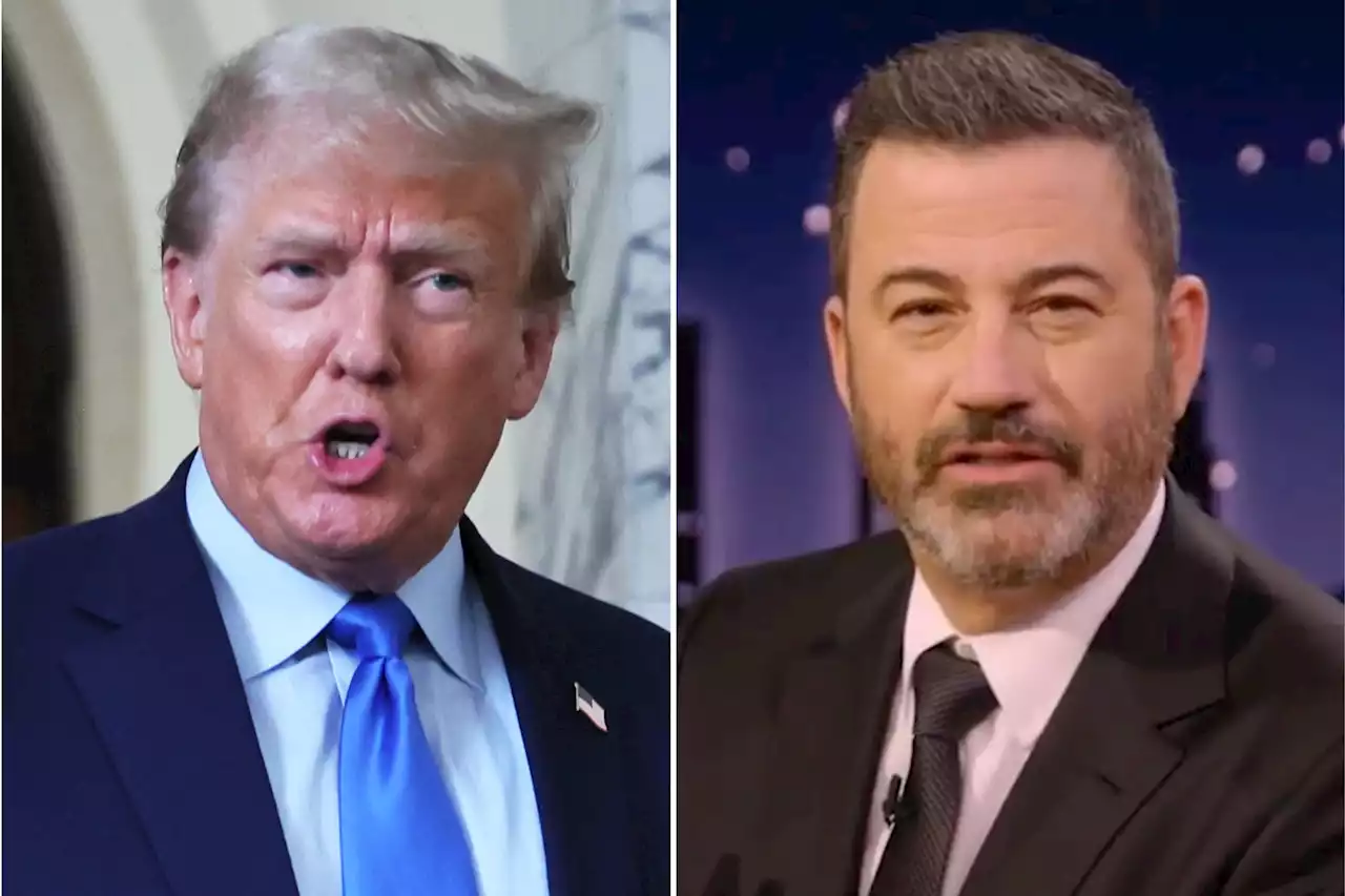 Jimmy Kimmel takes aim at Donald Trump in blistering 'Live' return