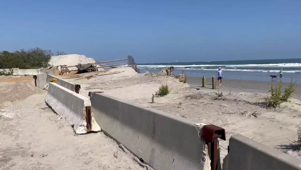 Jersey Shore town scrambles to add emergency bulkhead as waves breach dunes