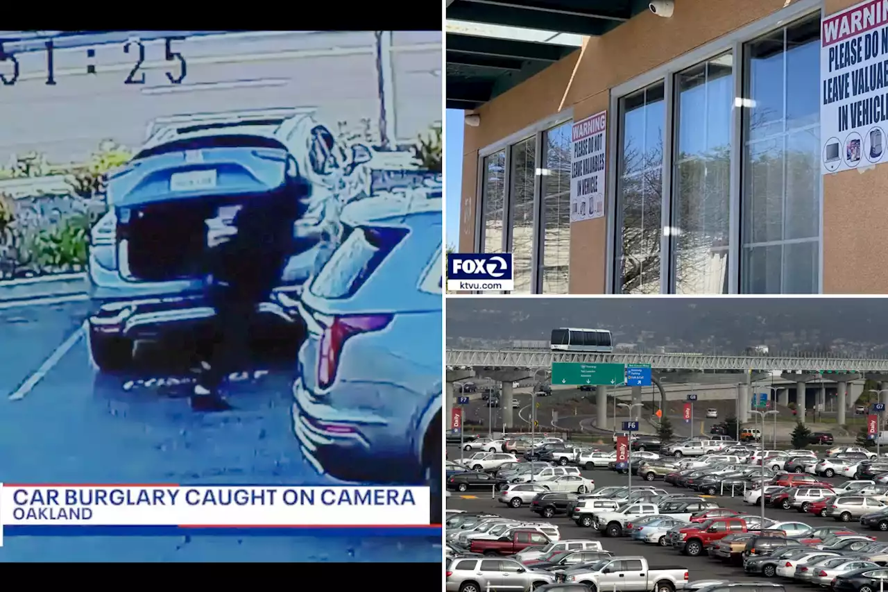 Brazen smash-and-grab bandits target up to 10 cars an hour near Oakland Airport