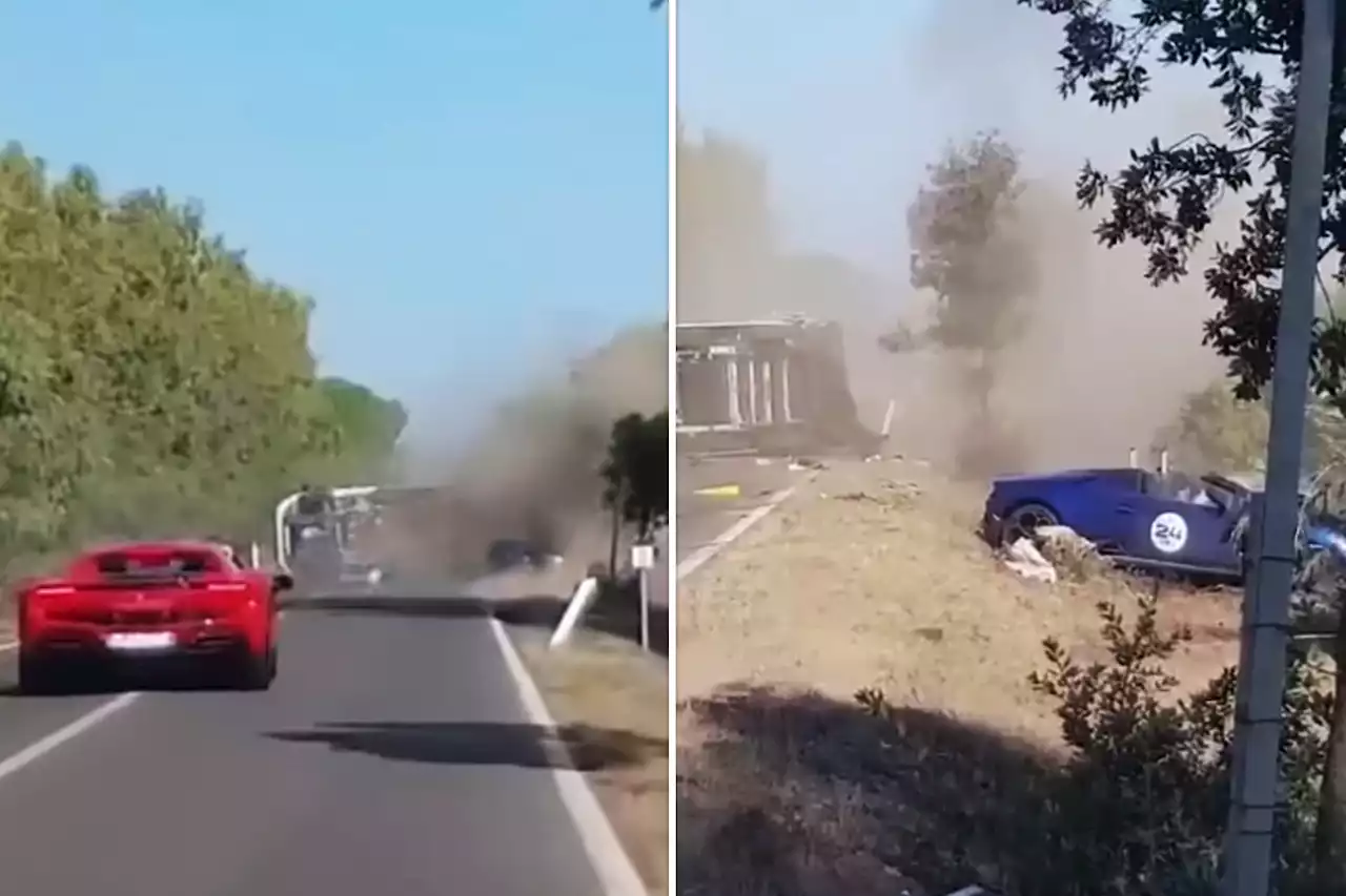 Ferrari slams into Lamborghini, killing Swiss couple during Italian supercar tour