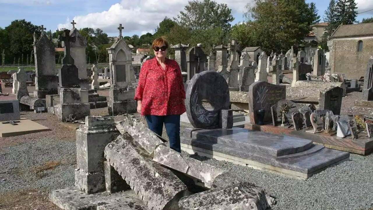 38 tombes vandalisées dans un cimetière des Deux-Sèvres