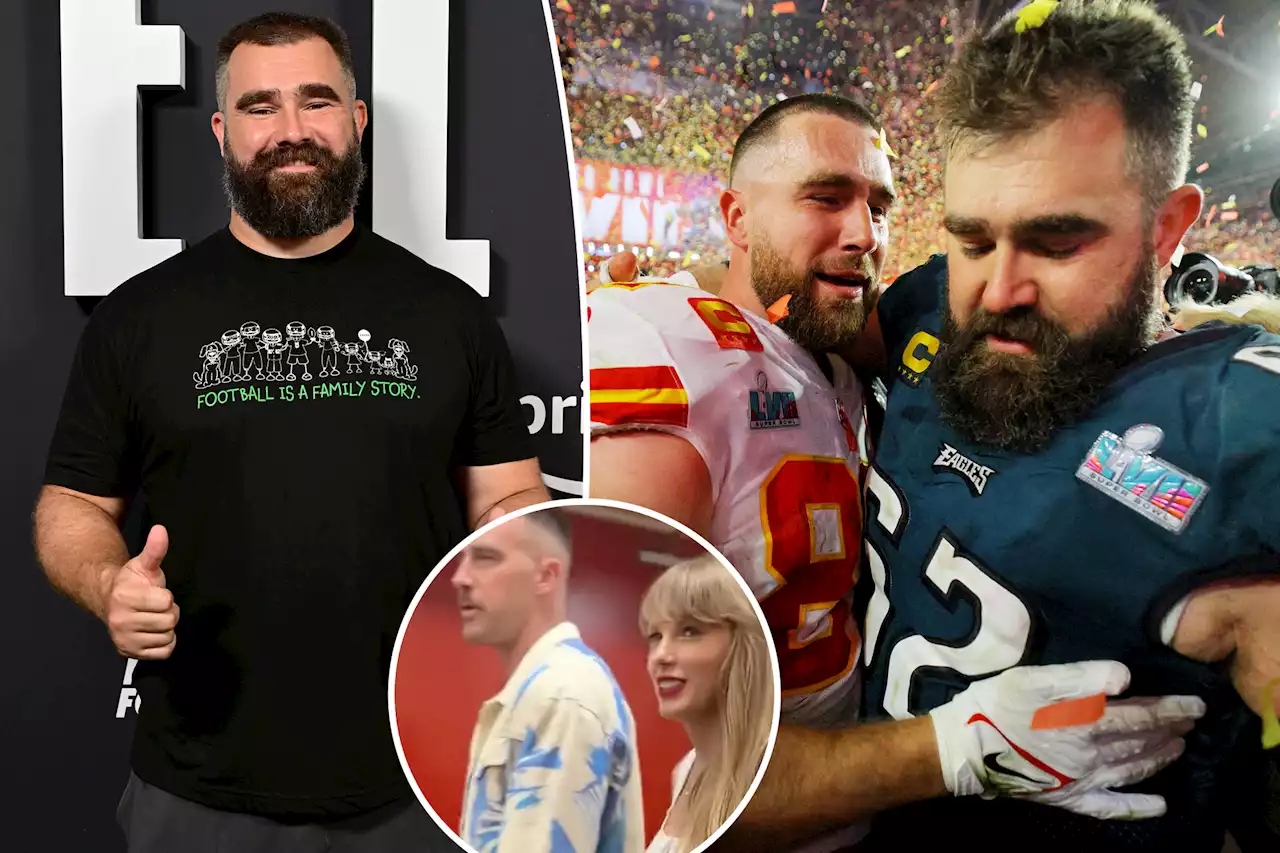 Jason Kelce pokes fun at brother Travis’ blossoming relationship with ‘superstar’ Taylor Swift