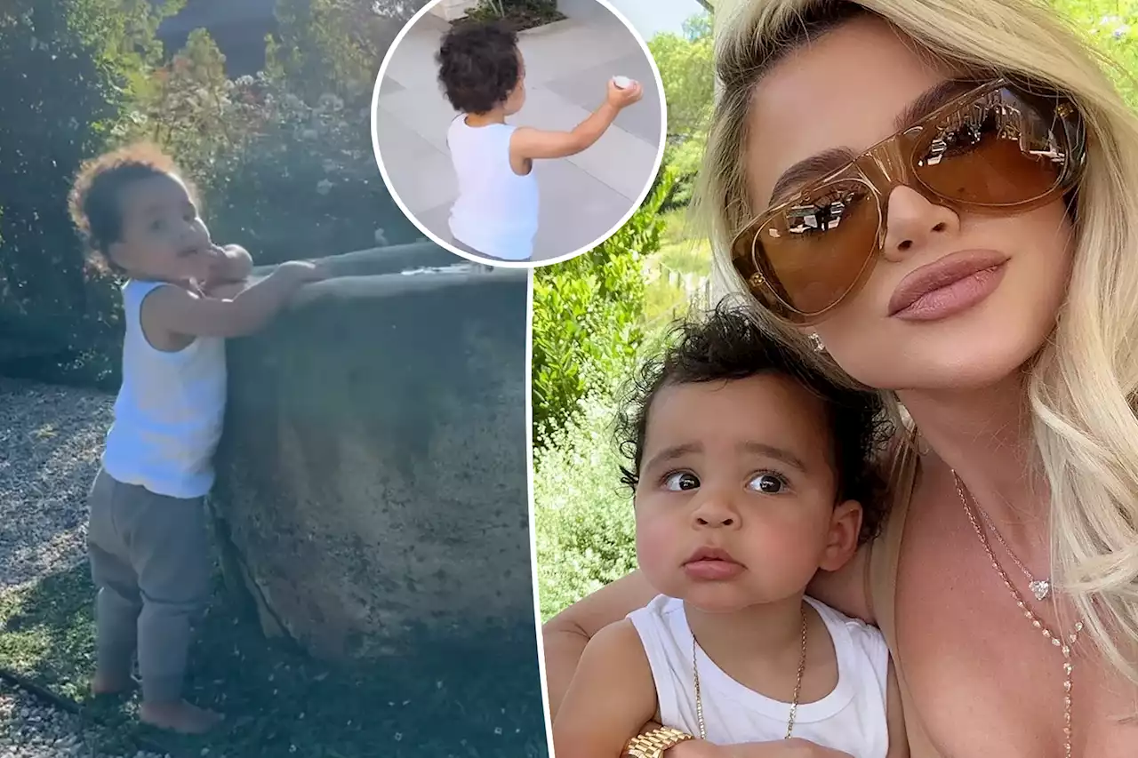 Khloé Kardashian Shares Rare Video Of Son Tatum 1 Playing In Backyard