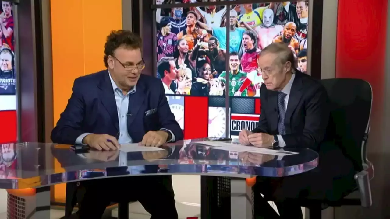 Así se despidieron José Ramón Fernández y David Faitelson, quien se irá a Televisa (Video)