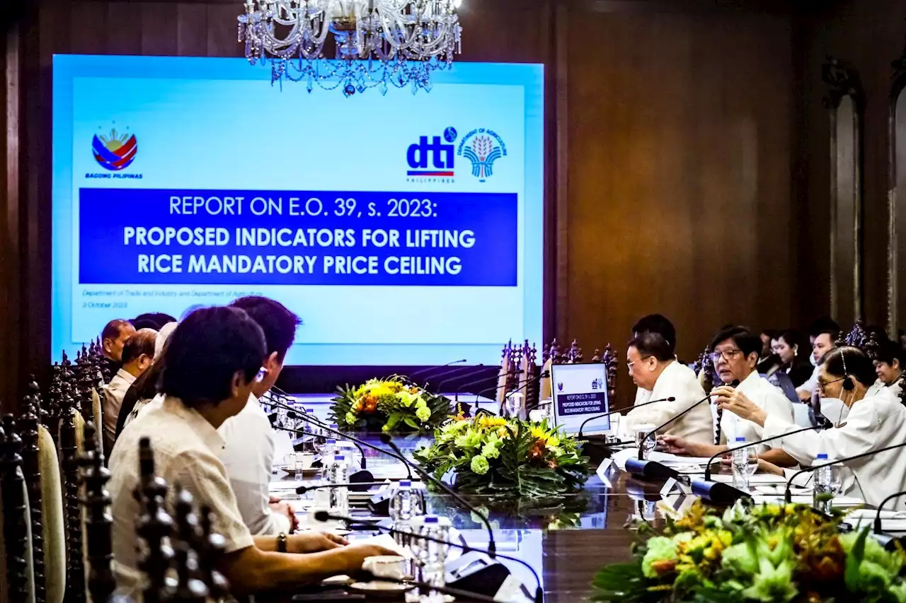 All signs point to lifting of rice price cap after Marcos' meeting with DA, DTI