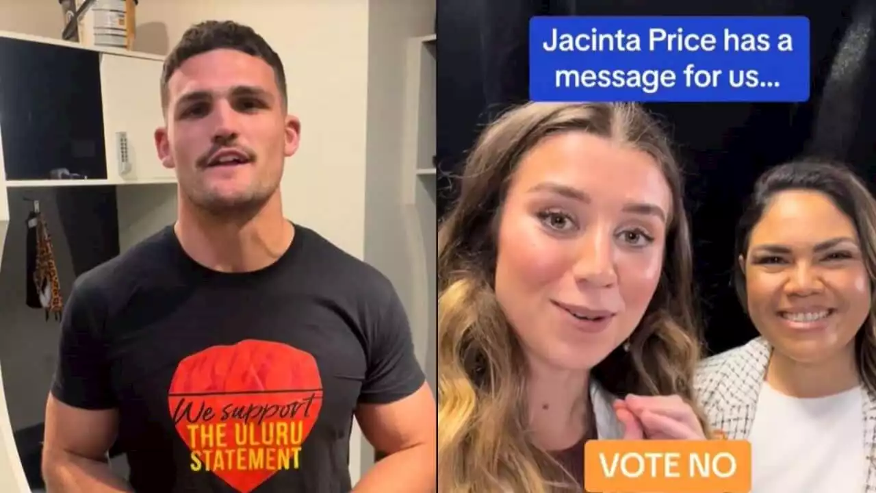 Nathan Cleary's Yes video went viral online, but is the No campaign dominating TikTok?