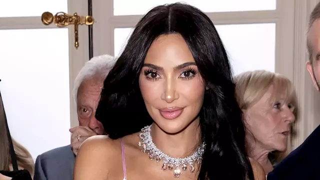 Kim Kardashian Dares to Bare in Micro Crystal Gucci Bra